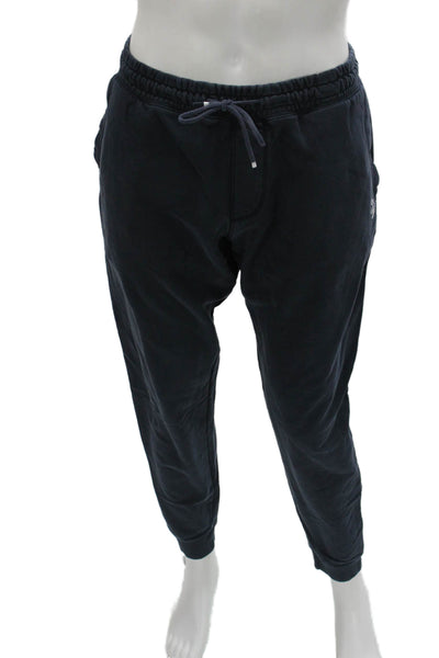 Penguin Mens Dark Blue Jogger Sweatpants Drawstring Size L