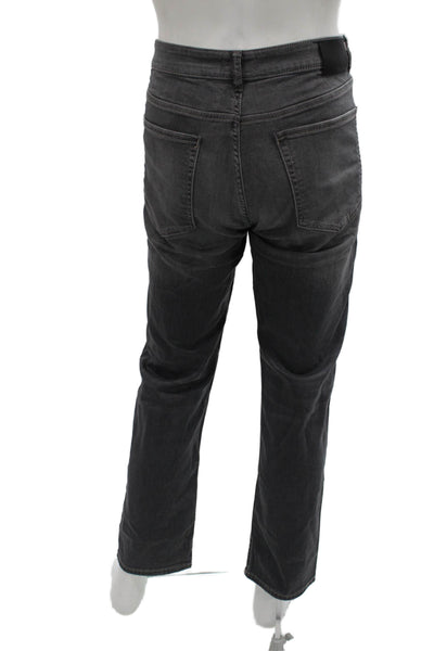 DL1961 Mens Straight Jeans Dark Gray 32in Inseam 98% Cotton Size 36