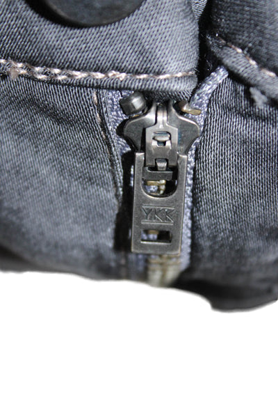 DL1961 Mens Straight Jeans Dark Gray 32in Inseam 98% Cotton Size 36