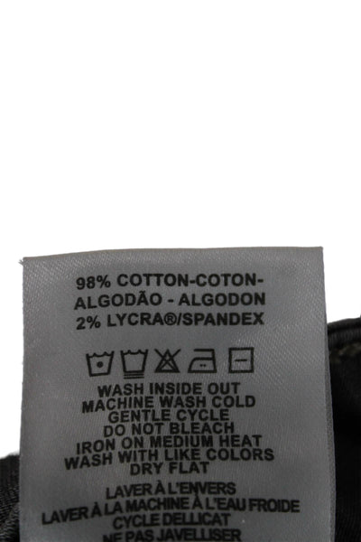 DL1961 Mens Straight Jeans Dark Gray 32in Inseam 98% Cotton Size 36