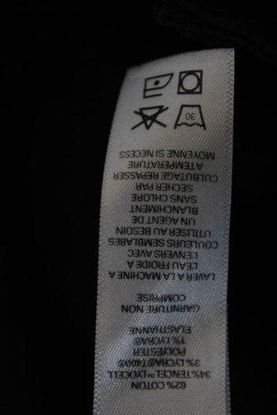 DU/ER Mens Cropped Black Pants Cotton Tencel Stretch Size 34