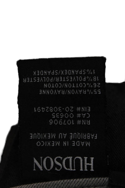 Hudson Mens Gray Chino Pants Button Fly Inseam 32 Size 34