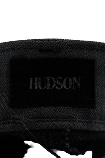 Hudson Mens Gray Chino Pants Button Fly Inseam 32 Size 34