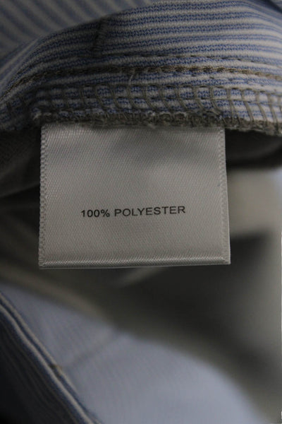 Peter Millar Mens Gray Dress Pants 100% Polyester Button Size 35