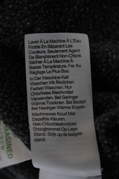 J Crew Mens Jogger Sweatpants Dark Gray Drawstring Elastic Waist Size L