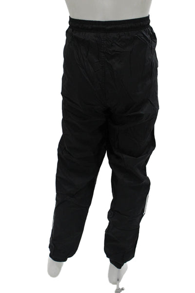 Adidas Mens Black Windbreaker Pants Nylon Big Tall Size M