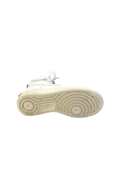 Nike Womens Ankle Strap Detail High Top Sneakers White Size 6.5