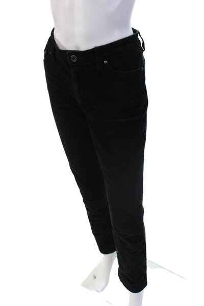 Lauren by Ralph Lauren Unisex Black Pants Button Closure Solid Size 4