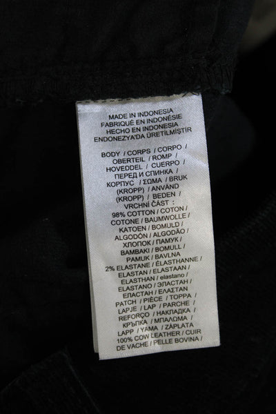 Lauren by Ralph Lauren Unisex Black Pants Button Closure Solid Size 4