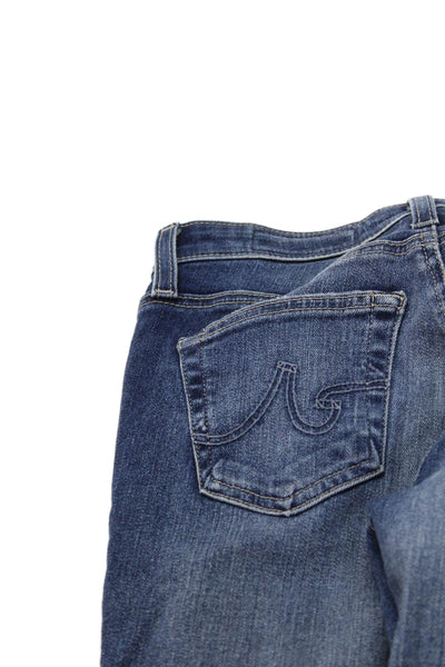 AG Adriano Goldschmied Women Skinny Ankle Jeans Blue Mid Rise 27 Size 23