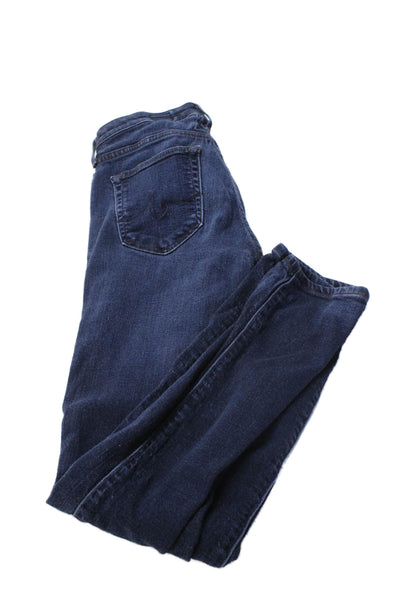 AG Adriano Goldschmied Unisex Skinny Jeans Dark Blue Mid Rise Size 23