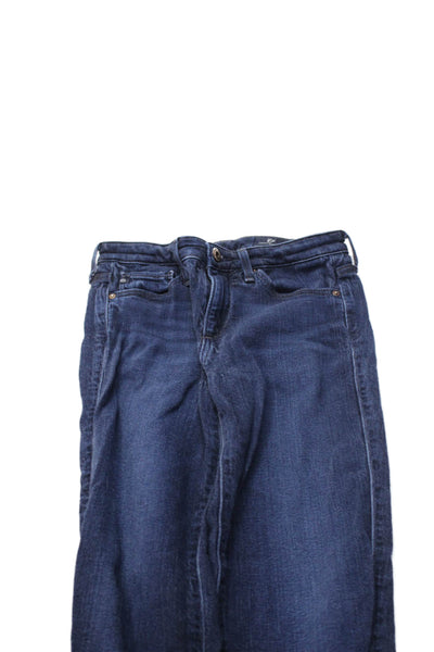 AG Adriano Goldschmied Unisex Skinny Jeans Dark Blue Mid Rise Size 23