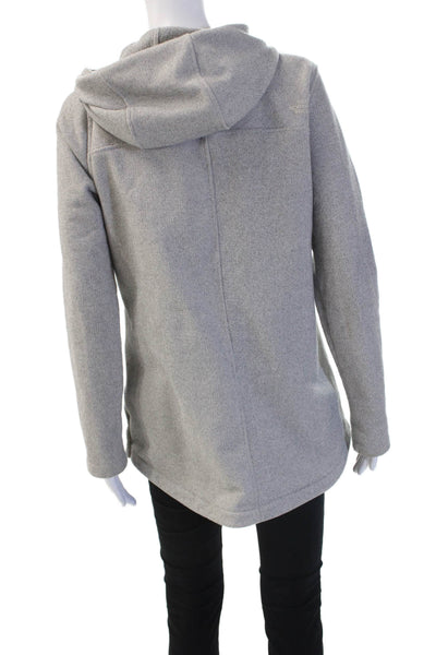 The North Face Womens Henley Hoodie Gray Size M
