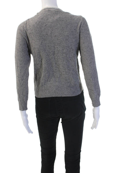 J Crew Womens Beige Geometric Crew Neck Pullover Sweater Size M