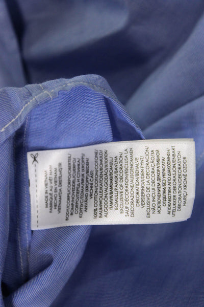 Polo Ralph Lauren Mens Cotton Collar Long Sleeve Button-Down Shirt Blue Size 2XL