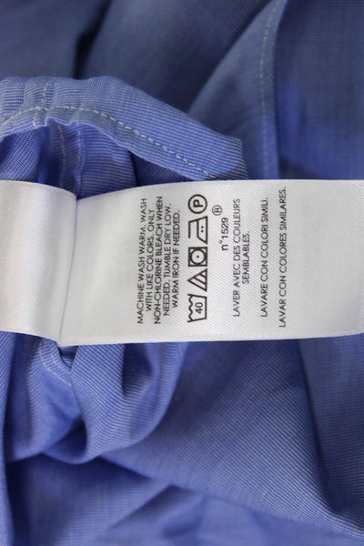 Polo Ralph Lauren Mens Cotton Collar Long Sleeve Button-Down Shirt Blue Size 2XL