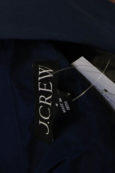 J Crew Womens Dark Blue V-Neck Spaghetti Strap Camisole 100% Viscose Size 4