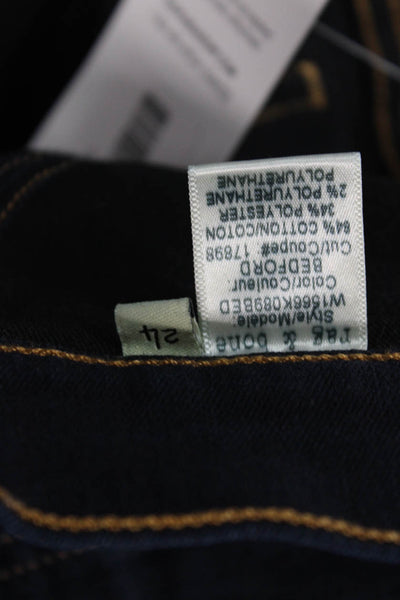 Rag & Bone Jean Womens Skinny Jeggings Dark Blue Size 24