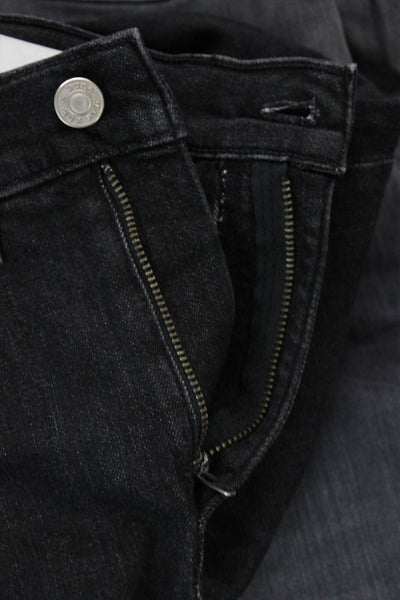 Rag & Bone Womens Ankle Skinny Jeans Black Size 24