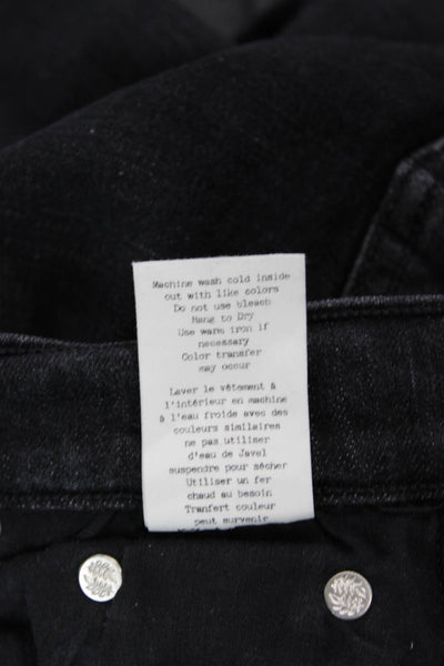 Rag & Bone Womens Ankle Skinny Jeans Black Size 24