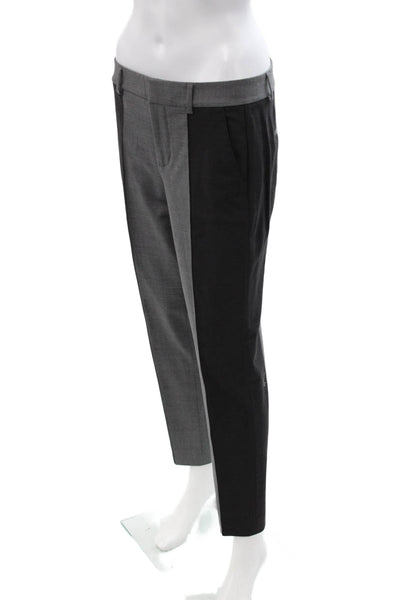 Vince Unisex Ankle Dress Pants Black Wool Blend Size 4
