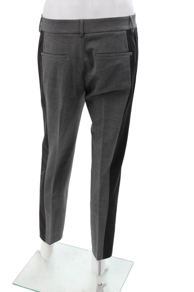 Vince Unisex Ankle Dress Pants Black Wool Blend Size 4