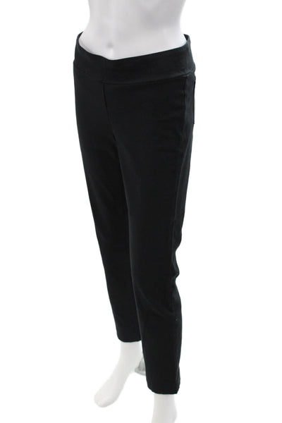 J. Mclaughlin Womens Cropped Ankle Pants Black Size 6