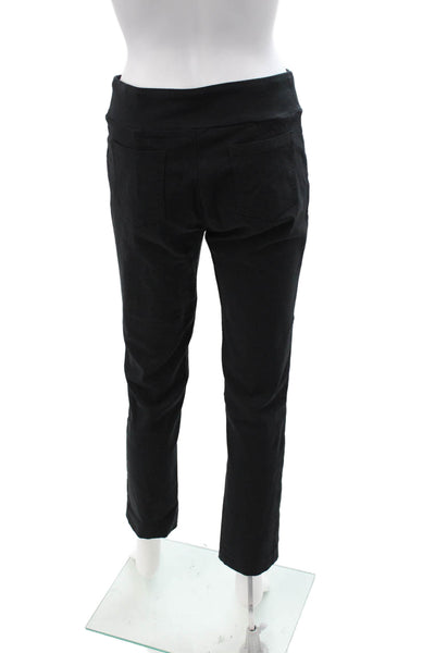 J. Mclaughlin Womens Cropped Ankle Pants Black Size 6
