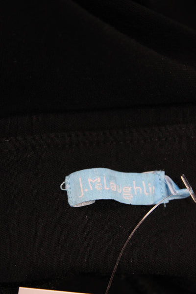 J. Mclaughlin Womens Cropped Ankle Pants Black Size 6