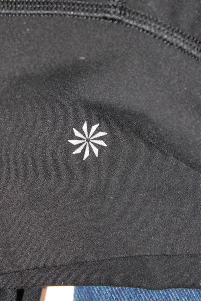 Athleta Womens Jogger Sweatpants Black Cotton Spandex Petite Size S