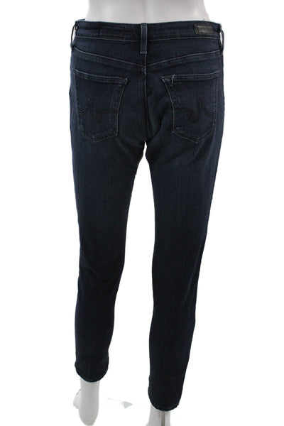 AG Adriano Goldschmied Women Ankle Skinny Leg Jeans Dark Blue Size 27