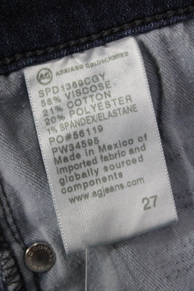 AG Adriano Goldschmied Women Ankle Skinny Leg Jeans Dark Blue Size 27