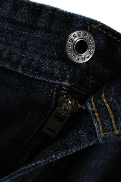 AG Adriano Goldschmied Mens Bootcut Flared Dark Blue Jeans Size 42