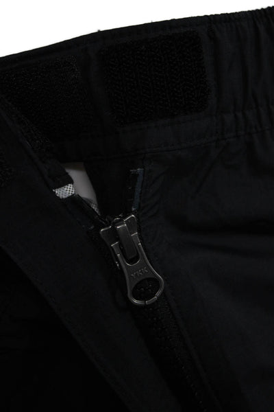 Rei Co Op Mens Black Nylon Rain Windbreaker Pants Drawstring Size 2XL