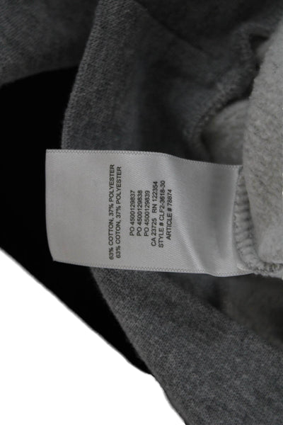 Sunday Best Women Gray Pullover Sweatshirt Crew Neck Long Sleeve Size 2XS