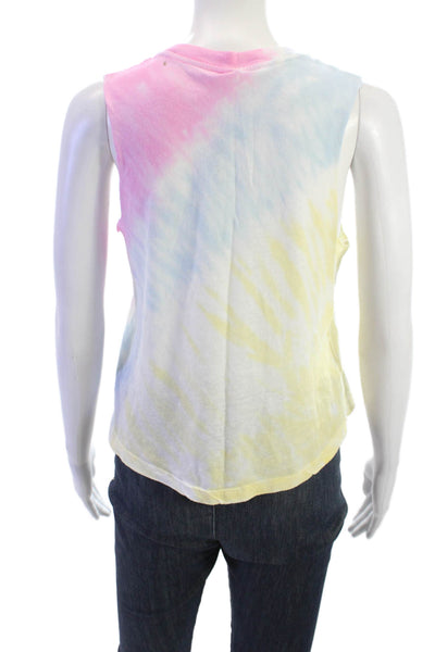 Spiritual Gangster Womens Cropped Tank Light Blue Sleeveless Size S