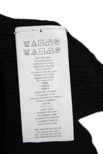 Michael Michael Kors Womens Basic Tank Black Square Neck Sleeveless Size L