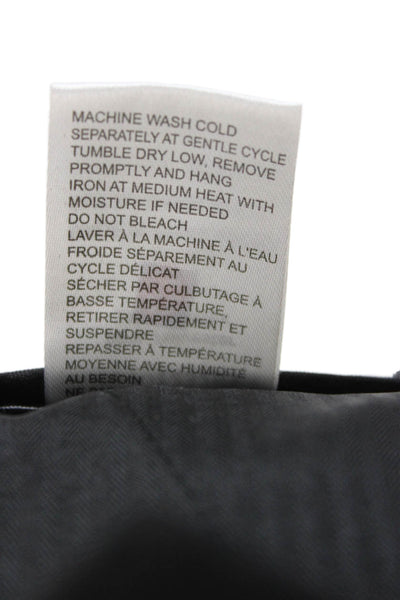 Michael Kors Mens Dress Pants Black Button Size 33