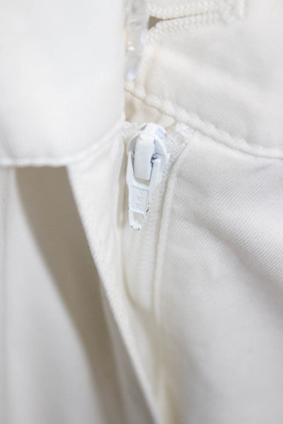 Escada Sport Women Cropped Capri Pants White Size 14
