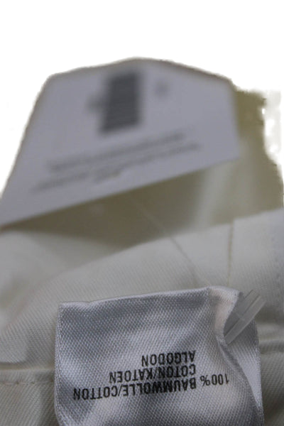 Escada Sport Women Cropped Capri Pants White Size 14