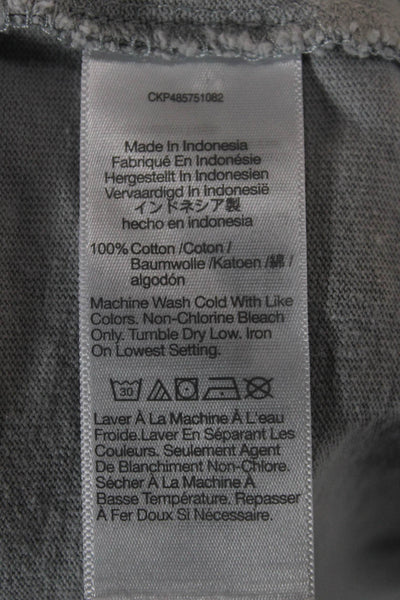 Madewell Mens Gray Cotton Crew Neck Short Sleeve T-Shirt Size XS
