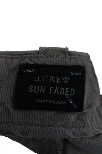 J Crew Mens Chino Pants Beige Cotton Button Closure Inseam 32 Size 31