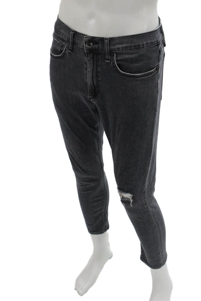 Rag & Bone Mens Skinny Ankle Jeans Dark Gray Size 33