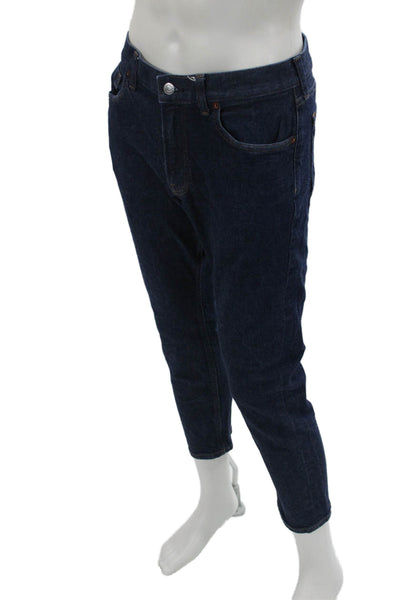Everlane Mens Ankle Cropped Dark Blue Jeans Size 30