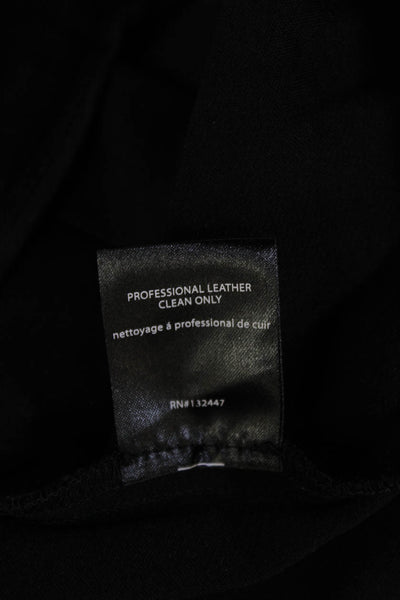 PJK Patterson J Kincaid Womens A-Line Pleated Mini Skirt Black Size M