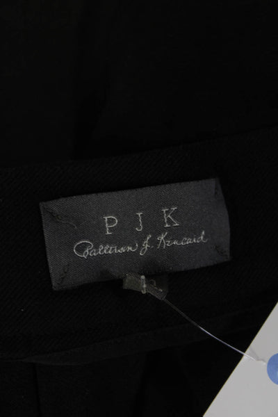 PJK Patterson J Kincaid Womens A-Line Pleated Mini Skirt Black Size M