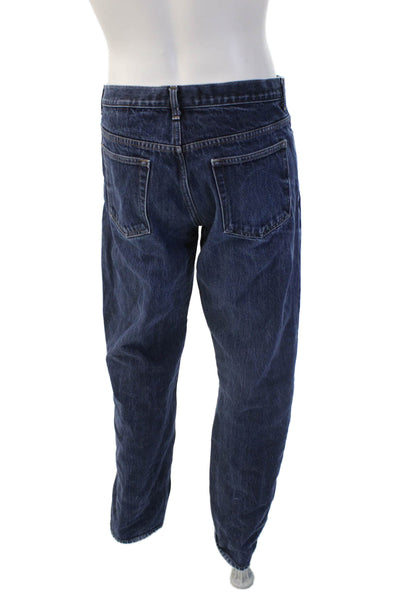 Marc Jacobs Mens Straight Jeans Dark Blue 100% Cotton Big Tall Size 34