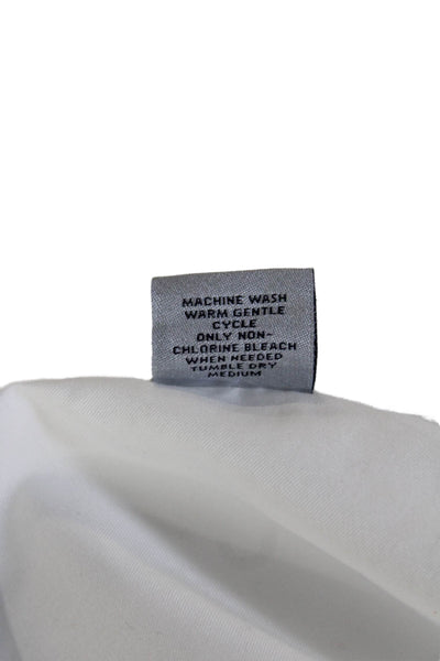 Hart Schaffner Marx Men Point Collar Dress Shirt White Long Sleeve Size XL
