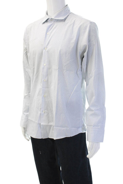 Proper Cloth Men's Collared Long Sleeves Printed Button Down Shirt Size L
