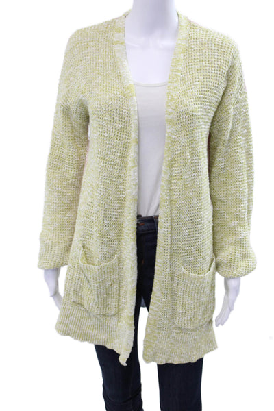 Falling Love Unisex Cardigan Green 100% Cotton Long Sleeve Bohemian Size M